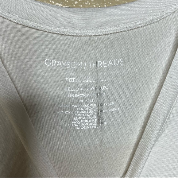 Grayson Threads "same man new plan " Sleeveless Muscle Tee Sleeveless Size Large - Picture 4 of 7